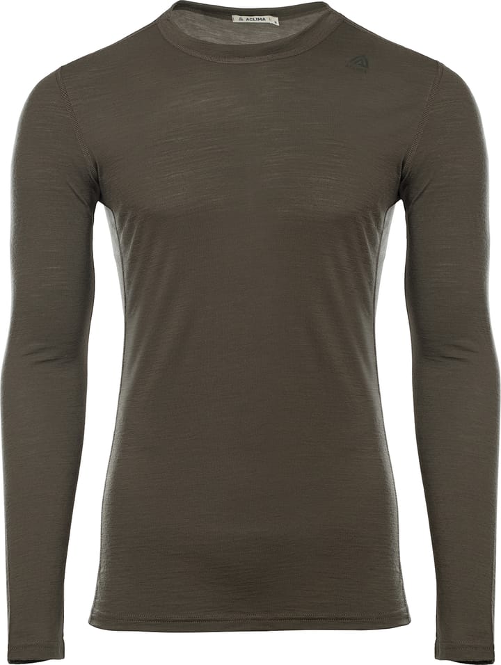 Aclima Men's LightWool 180 Crewneck Tarmac | Buy Aclima Men's